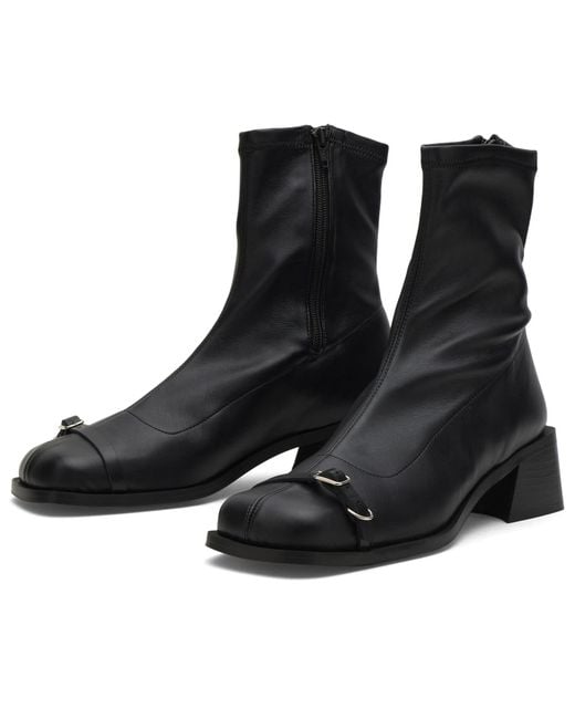 Justine Clenquet Black Janis Boots