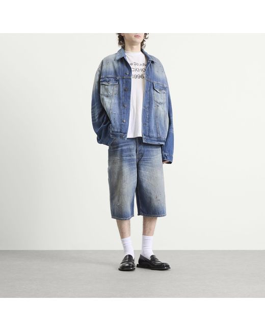 Acne Blue Trafalgar Denim Jacket for men