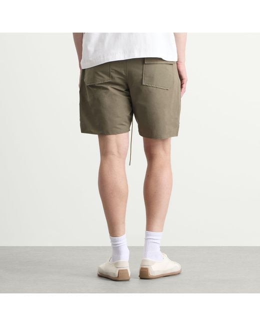 Rhude Green Logo Shorts for men