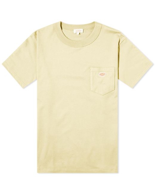 Armor Lux Yellow 79151 Logo Pocket T-Shirt for men