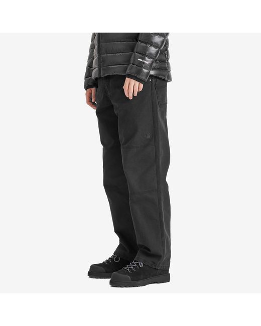 The North Face Black Cedar Canvas Work Trousers for men