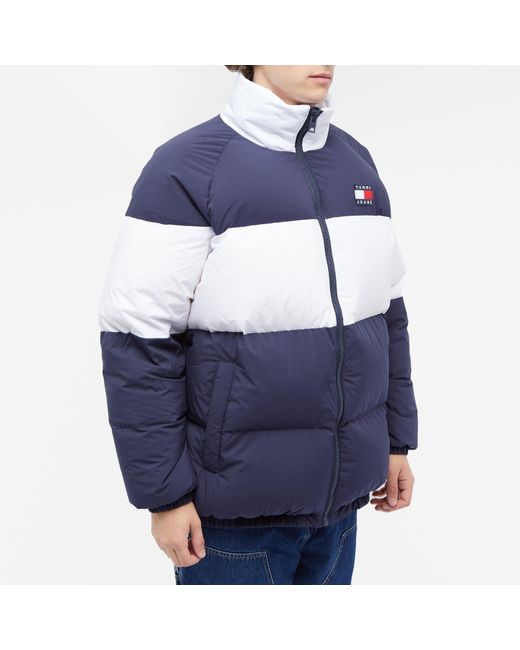 Tommy Hilfiger Blue Authentic Serif Puffer Jacket for men