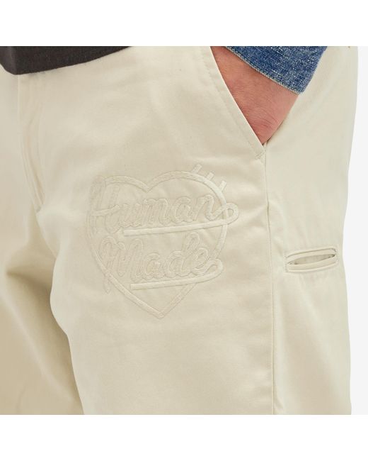 Human Made Natural Chino Pants for men