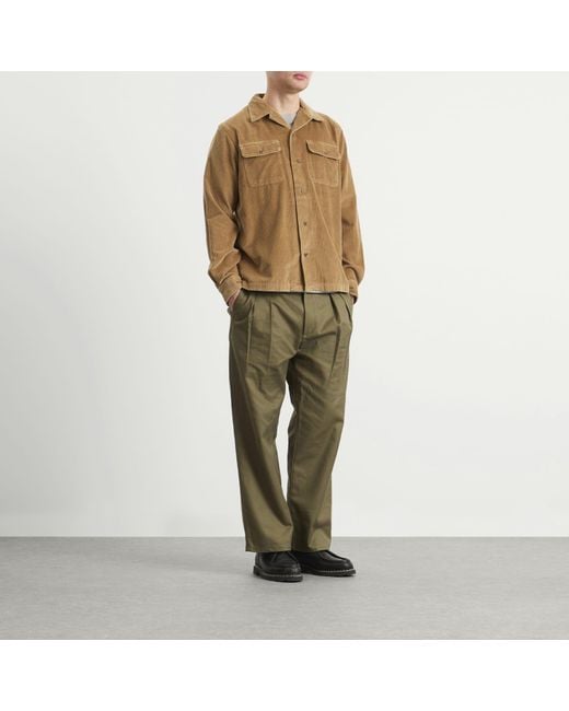 Polo Ralph Lauren Green Corduroy Overshirt for men