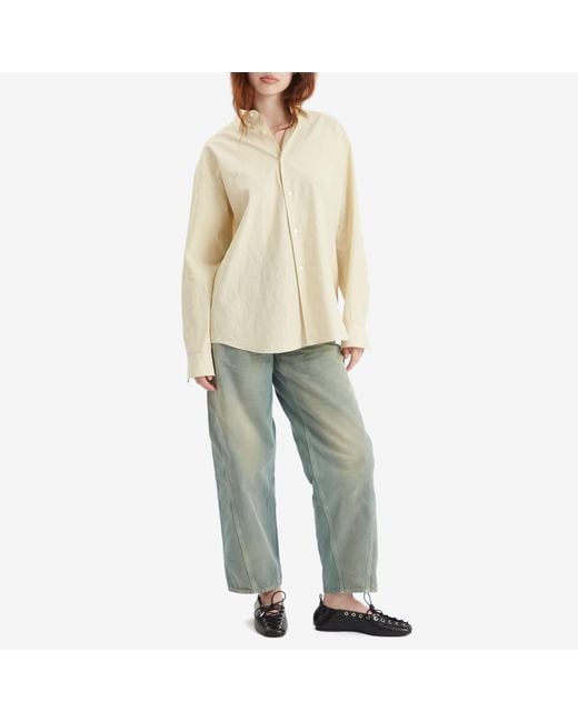 AURALEE Organic Cotton Duck Pants in Green | Lyst