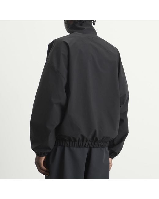 Fear Of God Black Active Trace 1/2 Zip Track Jacket for men