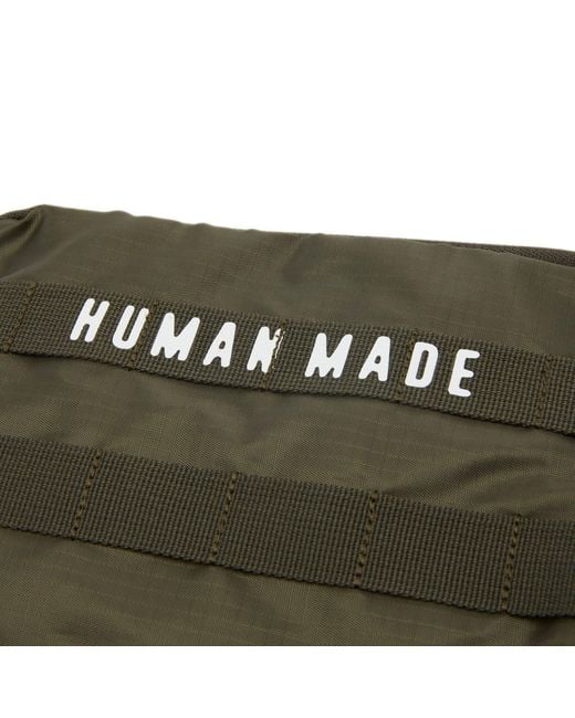 Human Made Black Military Light Shoulder Pouch for men