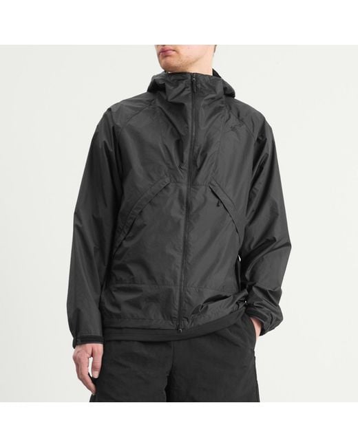 Goldwin Black Ripstop Hooded Jacket for men