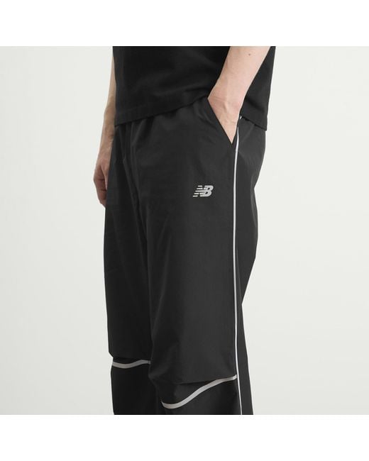 New Balance Black Elusive Shell Pant for men