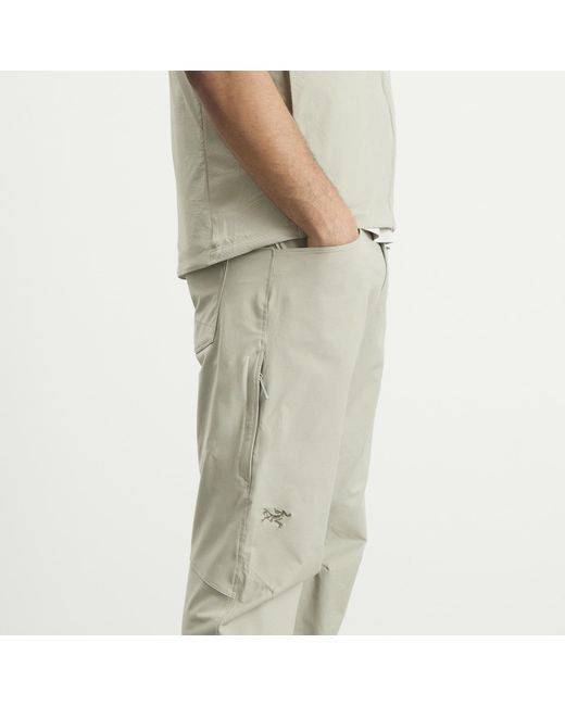 Arc'teryx Gray Kragg Cotton Trousers for men