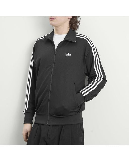 Adidas Black Firebird Mesh Tracktop for men