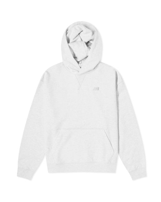 New Balance White Nb Athletics French Terry Hoodie