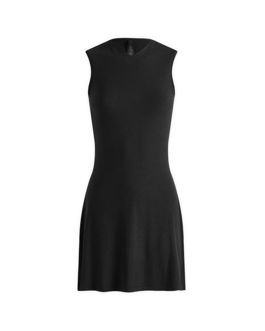 Skims Black Soft Lounge Muscle Tank Dress
