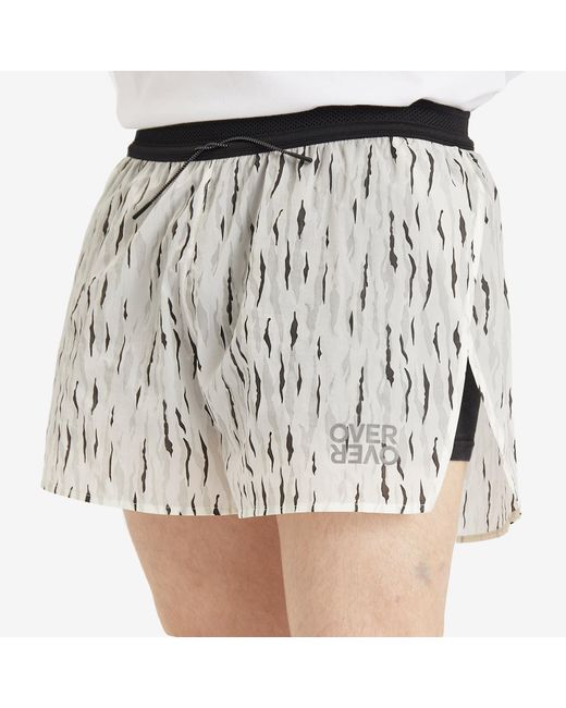 OVER OVER Gray Track Short for men
