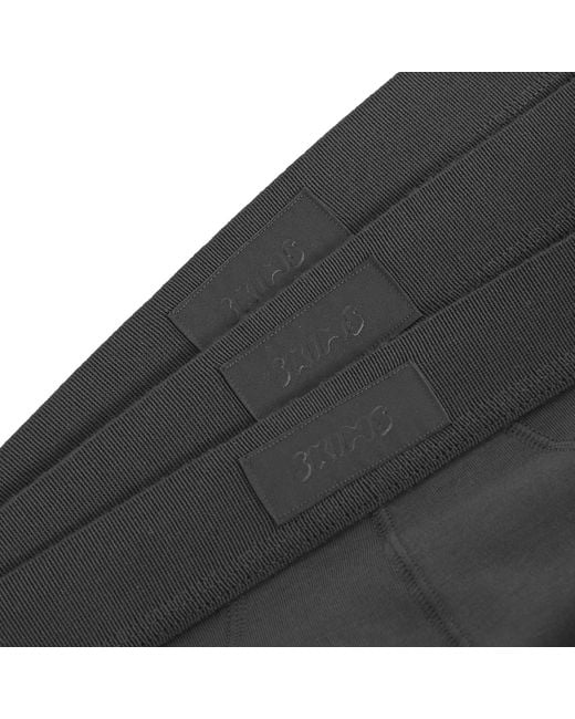 Skims Black Cotton Brief for men