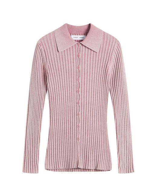 Samsøe & Samsøe Pink Satalya Fitted Cardigan