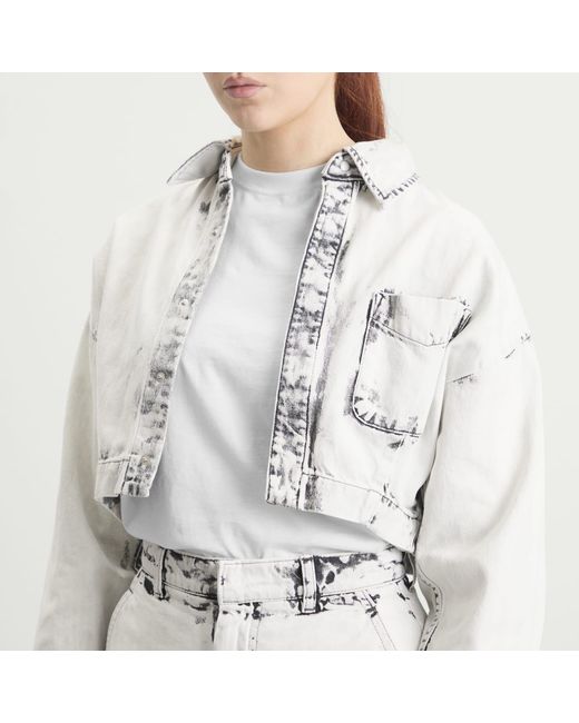 Toga White Toga Denim Short Shirt