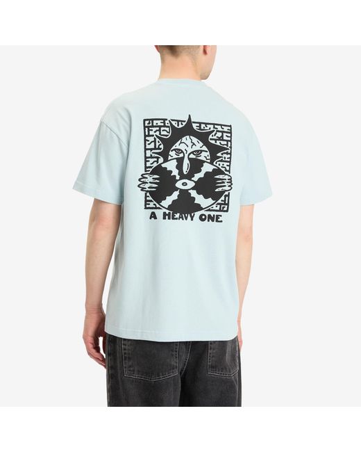 POLAR SKATE Blue Skate Club T-Shirt for men