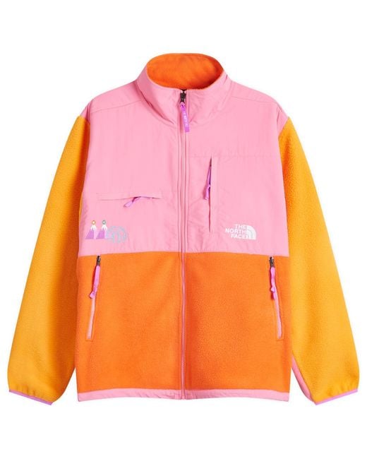 The North Face Pink Nse X Yinka Ilori Retro Denali Fleece Jacket