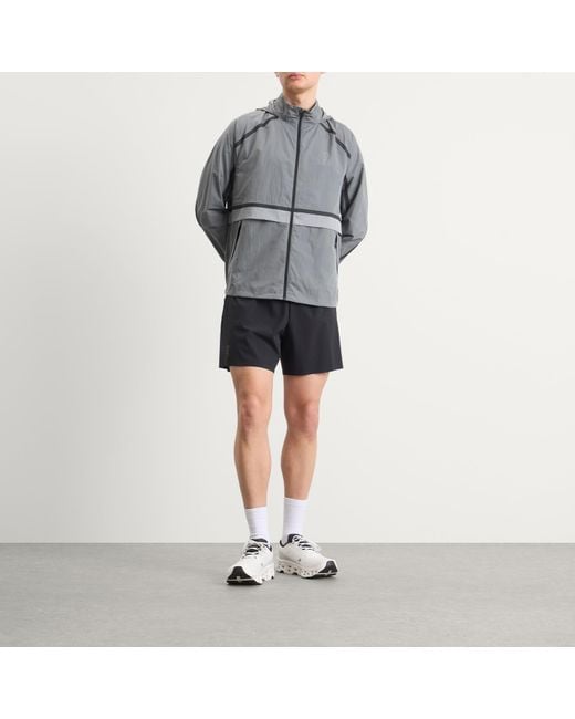 On Shoes Gray Performance Volt Jacket for men