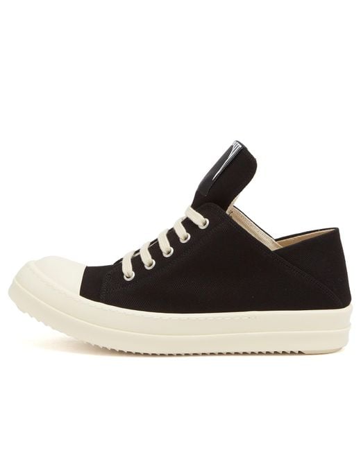 Rick Owens Black Mule Denim Sneakers