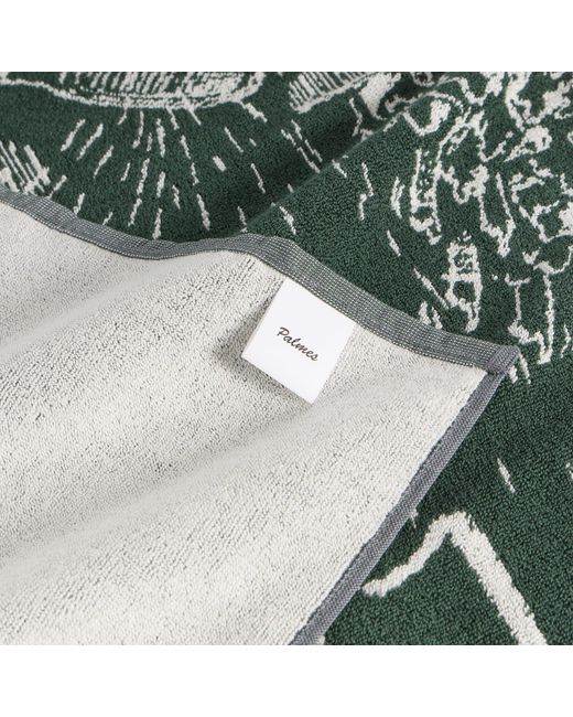 Palmes Green End. X Crowd Tennis Towel for men