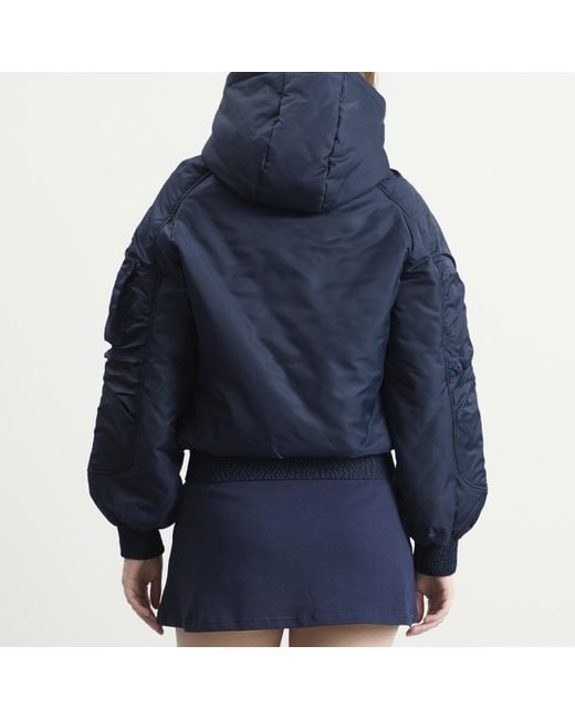 Peachy Den Blue The Penny Flight Jacket