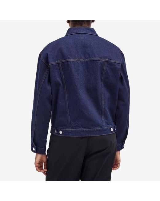 Obey Blue Juniper Oversized Trucker Jacket