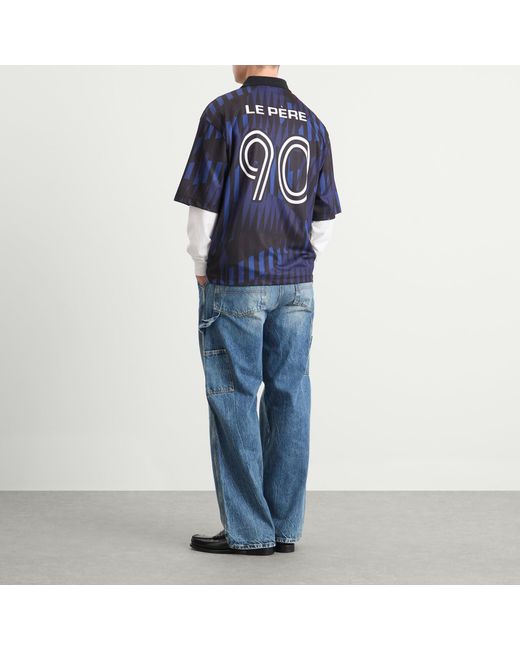 le PERE Blue Fc Amado Jersey Top for men