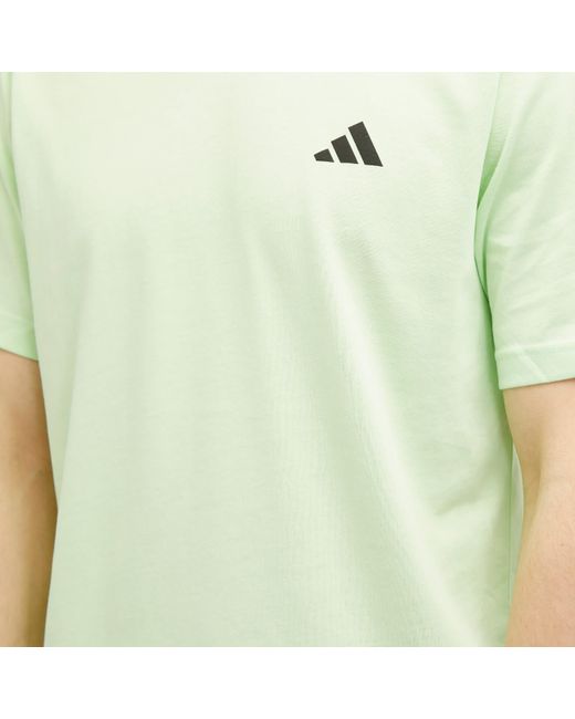Adidas Originals Green Adidas Ultimate Essentials T-Shirt for men