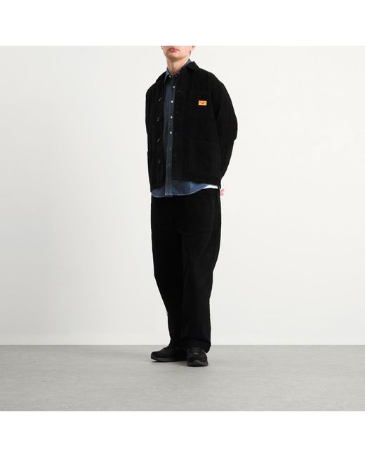 Service Works Black Corduroy Chore Shirt for men