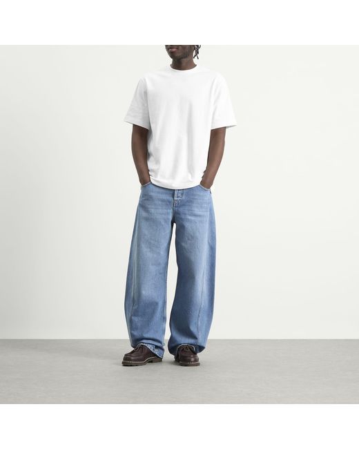 Jacquemus Blue Wash Denim Jeans for men