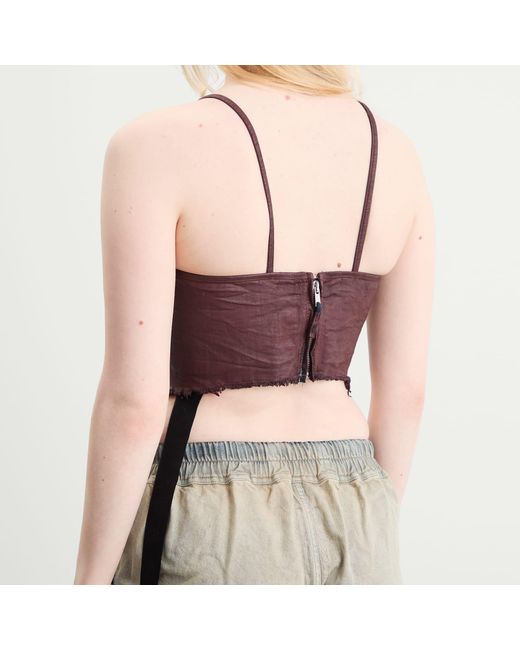 Rick Owens Purple Denim Top