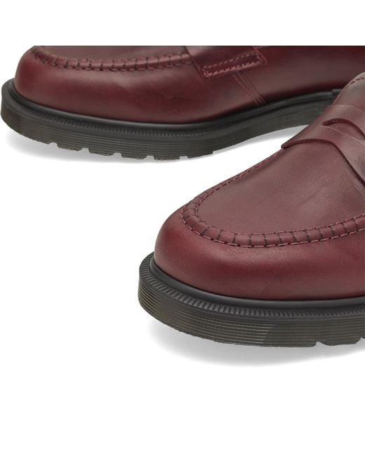 Dr. Martens Brown Delapre Penny Loafer for men
