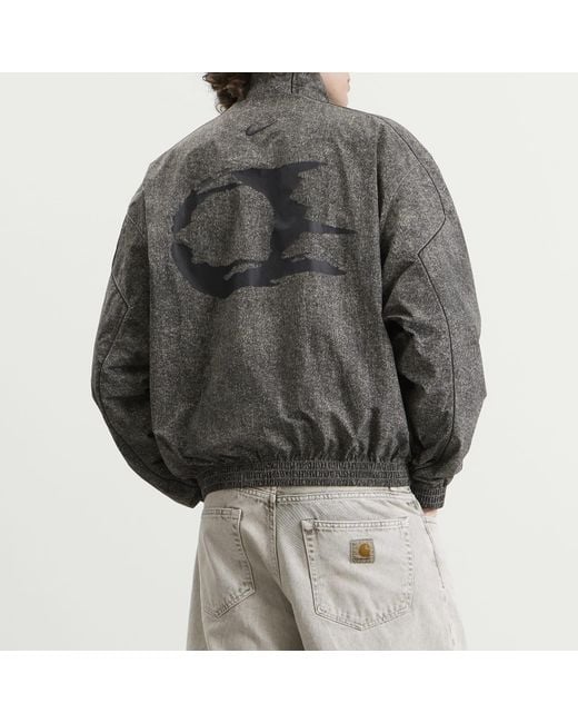 Nike Gray Club Rules Aop Full Zip Jacket for men