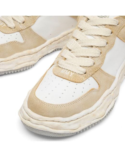 Maison Mihara Yasuhiro White Wayne Nylon Vintage Suede Low-Top for men