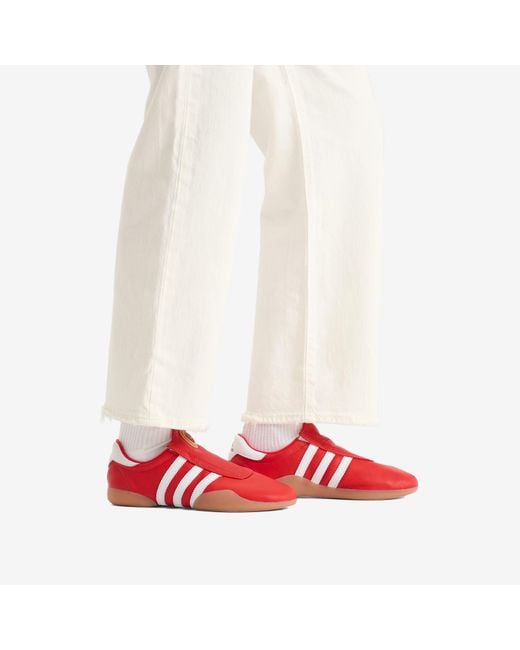 国内配送 adidas TAEKWONDO MEI W RED/FTWWHT/GUM Adidas Womens Taekwondo Mei W Red White Gum JR2646 – Sneaker