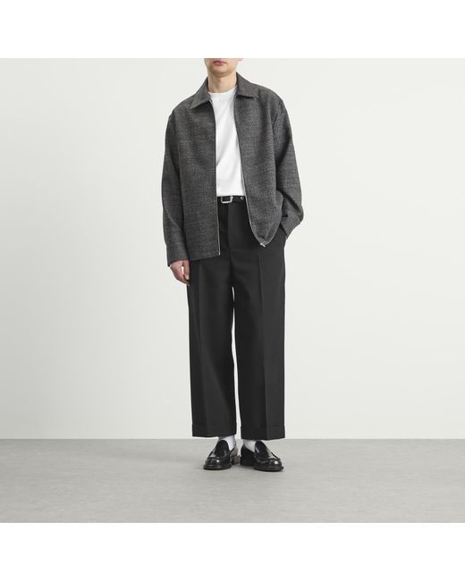 Jil Sander Gray Zip Outershirt for men