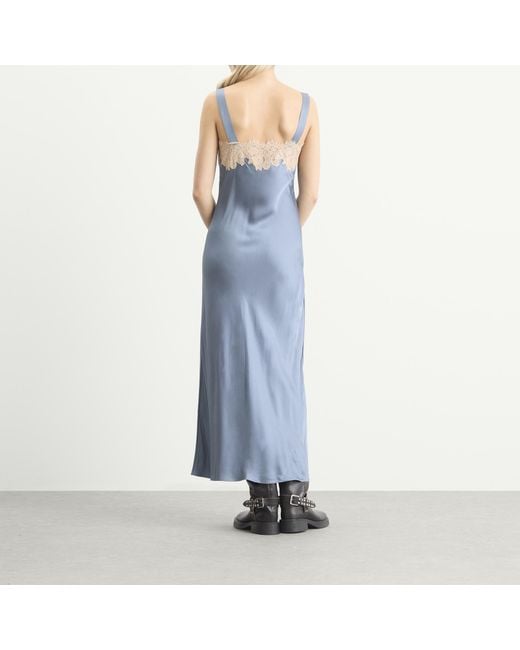 Rixo Blue Rosamarie Dress