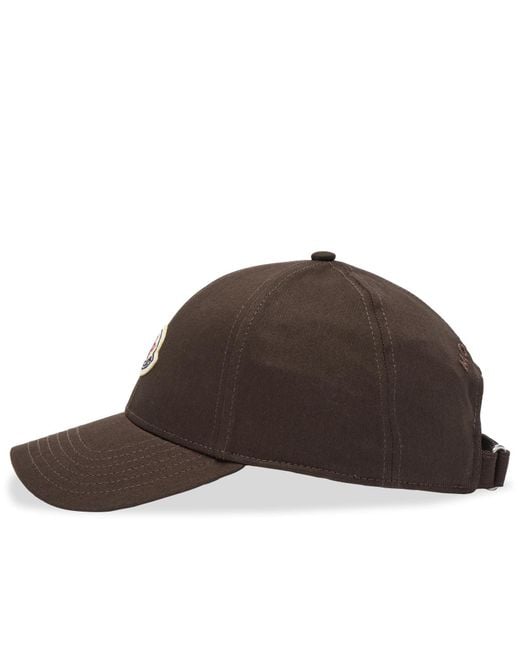 Moncler Brown Baseball Cap for men