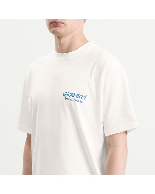 Gramicci White Earth T-Shirt for men