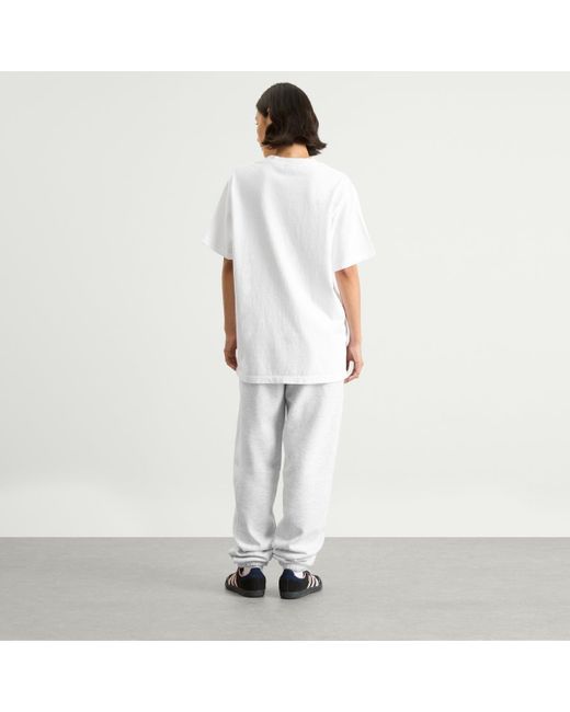 Sporty & Rich White H&W Crest T-Shirt