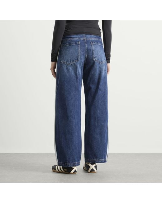 Adidas Blue Dad Jeans