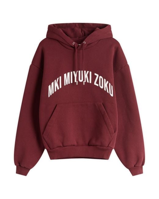 MKI Miyuki-Zoku Red Arch Hoodie Presented By End