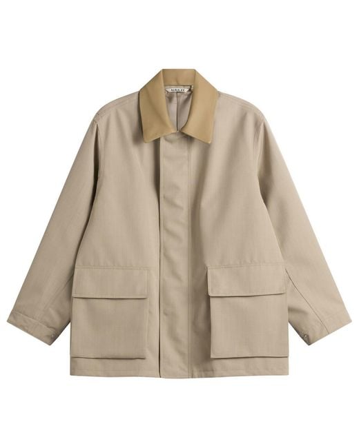Auralee Natural Wool Max Canvas Blouson