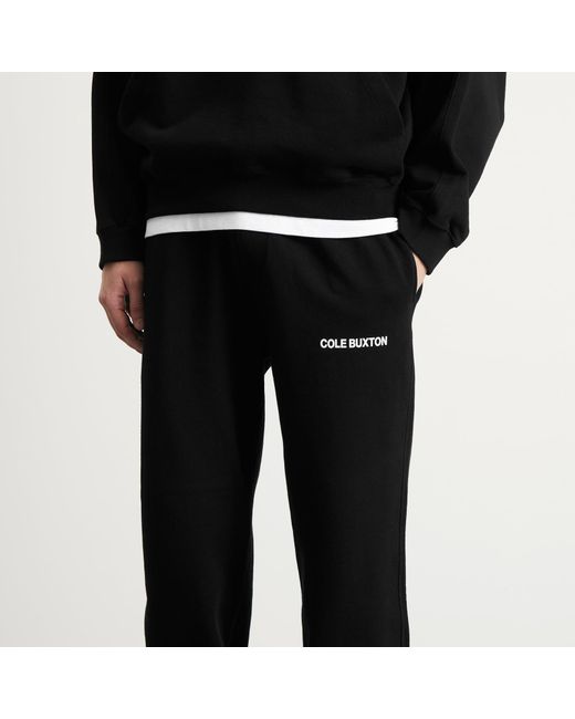 Cole Buxton Black Sportswear Sweat Pants for men