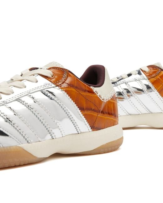 Adidas White X Wales Bonner Mn Samba Metallic Sneaker