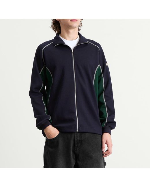 Butter Goods Black Warped Track Jacket for men