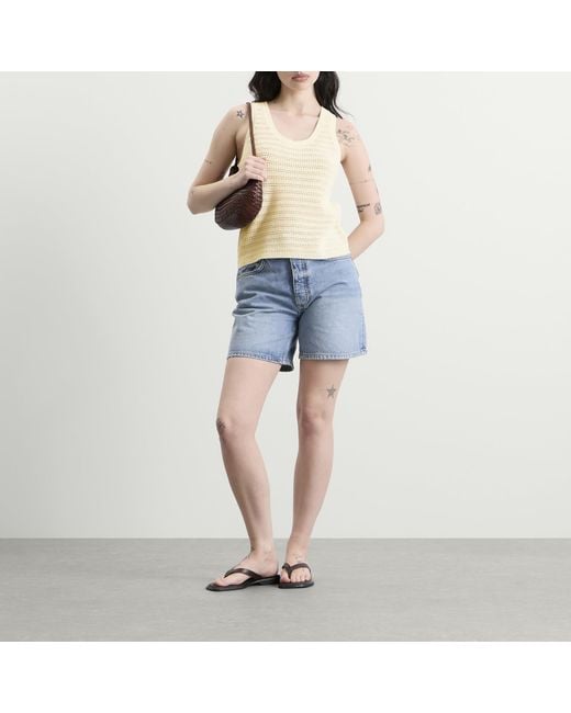 Anine Bing Natural Arie Tank Top