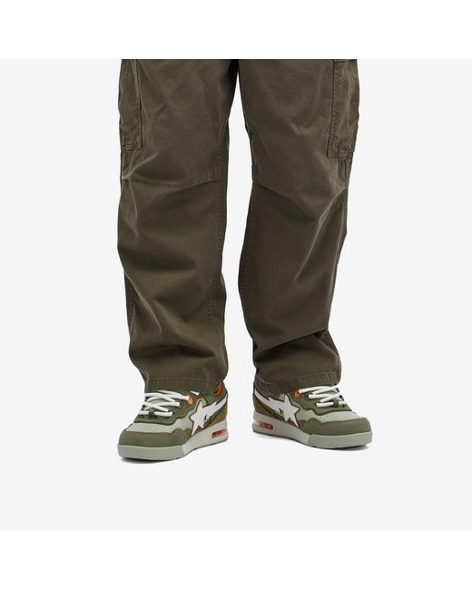 A Bathing Ape Green Road Sta New Sneaker for men